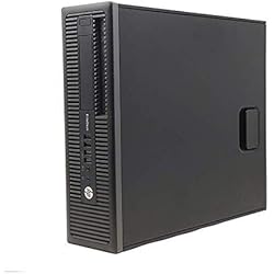 HP EliteDesk 800 G1 SFF - Ordenador de sobremesa (Intel Core I5-4570 3.2 GHz, 8GB de RAM, Disco HDD 500GB, Lector DVD, Windows 10 Pro) Negro (Reacondicionado)