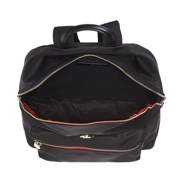 Tommy Hilfiger Poppy Backpack, Mochilas Mujer, Negro (Black