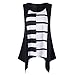 Produktbild OSYARD Damen Casual Piano Druck Sleeveless Weste Shirt Tank Bluse Tunika Tops(EU 46/XL, Black)