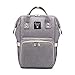 Produktbild CAR SHUN Babywechsel Tasche, Baby Windel Nappy Rucksack Rucksack Multi-Funktion Wasserdichter Reise Rucksack Mit USB-Port Isolierte Taschen Für Die Baby Pflege,Gray