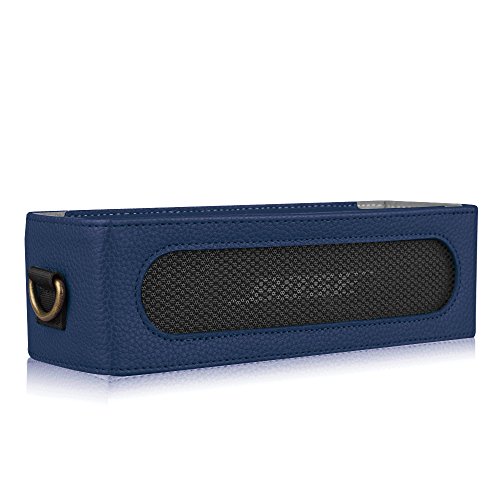 Fintie Bose SoundLink Mini / Mini II Bluetooth Speaker Hülle Abdeckung – Hochwertiges Kunstleder Schutzhülle Tasche Case mit Abnehmbarem Band für Bose SoundlLink Mini 1 / 2 Bluetooth Wireless Speaker, Marineblau - 6