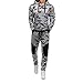 Produktbild Sannysis Herren Jogging Anzug Männer Herbst Winter Camouflage Sweatshirt Top Hosen Sets Sport Anzug Trainingsanzug Charme mit Kapuze Elastische Bluse
