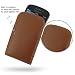 Produktbild PDAir Blackberry Q10 Handyhülle Tasche (Braun), Echtleder Handyhülle Tasche Schutz Cover Telefonkasten, Handarbeit Prämie Vertical Tasche Für Blackberry Q10 (No Gürtelclip)