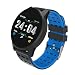 Produktbild Wasserdichte Smart Watch B2 Fitness Armband-Uhr für Männer und Frauen - Fitness Tracker mit Herzfrequenz, Schrittzähler - Uhr Herren - Schlaf-Monitor, Anrufbenachrichtigung, Kalorienzähler UVM (Blau)