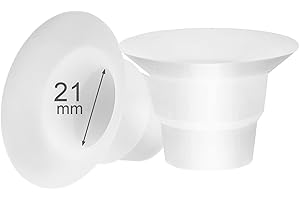 LOZAEVE Inserti flangiati da 21 mm compatibili con Lansinoh, Elvie/Stride, Willow, Momcozyy S9/S10/S12, Amada MYA, Bellababy, Freemie, Tommee Tippee Tiralatte Shield, ridurre da 24-25 mm a 21 mm