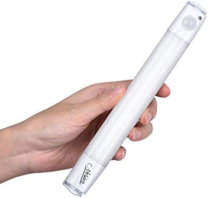 Motion Sensor Cabinet Night Light Under Cupboard Lights,Portable Battery Strip Light for Stairs,Upgrade Wireless PIR Activation Stick， Removable Strip Stick-On Wardrobe, Closet, Stairs, etc