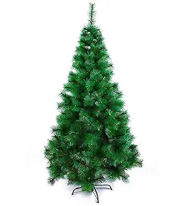 AMFIN Christmas Tree 6 Feet Ft with Metal Stand high Quality Pine Tree for Xmas Christmas Decoration