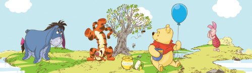 Polypropylene-Bordüre "Pooh a bother free day" Kollektion kids@homeIII