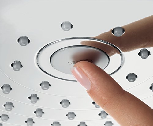 hansgrohe Raindance Select E 300 Kopfbrause, Wandmontage, 2 Strahlarten, weiß/chrom - 4