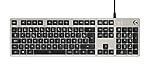 Logitech G413 Clavier gaming mécanique Romer-G avec port USB (Silver) - Azerty Layout