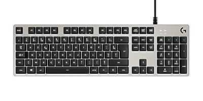 Logitech G413 Clavier gaming mécanique Romer-G avec port USB (Silver) - Azerty Layout
