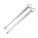 Lixada 2pcs Titanium Alloy Earpick Ear Cleaner Curette Earwax Remover