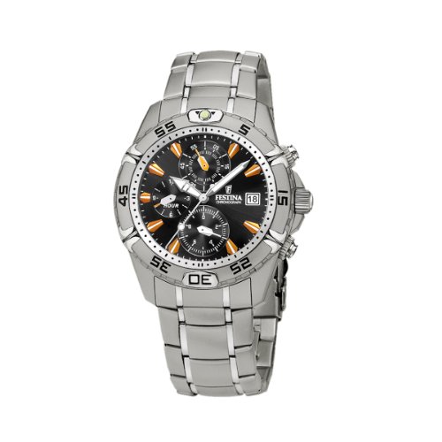 Festina Herren-Armbanduhr XL Sport Chronograph Quarz Edelstahl F16169/A Festina Herren-Armbanduhr XL Sport Chronograph Quarz Edelstahl F16169/A