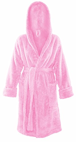 Preisvergleich Produktbild DKaren-Nachtwäsche Damen Bademantel DIANA 90cm kurz (Rosa) (S)