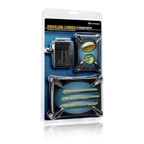 Sharkoon DriveLink Combo USB3.0 Dockingstation – IDE/SATA zu USB 3.0 - 5