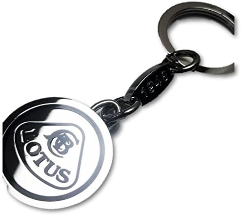 Lotus Cars Originals Solid Stainless Steel LKR05 Keychain Sportscar Keyring