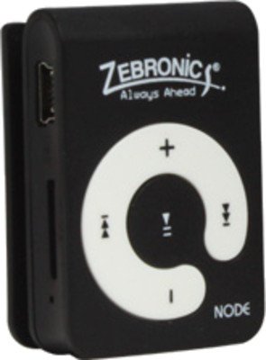 Zebronics ZEB-NODE MP3 (Black),CLIP DESIGN,BUILT-IN-BATTERY, 32 MICRO SD GB
