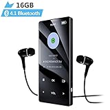 mp3 player test 【Bluetooth 4.1Technologie】: Cocopa Bluetooth MP3 Player mit Bluetooth 4.1 Technologie, mit der Sie Ihre Musik über den Bluetooth-Kopfhörer oder Bluetooth-Lautsprecher genießen können. Dieser MP3-Player kann auch den Stromverbrauch und die Tonverzögerung verringern. Bitte beachten Sie, dass dieses Gerät nur mit Bluetooth-Ohrhörern und Bluetooth-Lautsprechern gekoppelt werden kann, nicht mit Telefonen oder Computern.