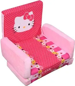 ELSTONE HOME Soft Toy Kids Princess Baby Sofa Cum Bed Baby Chair for 0-2 Years Sofa Cum Bed Sofa Cum Bed (Pack 1)