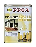 Exterior-Interior. Proa. Aceite para Teca, Transparente. 4 L