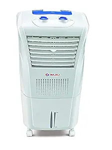 Bajaj Frio 23L Personal Air Cooler with Honeycomb Pads, Typhoon Blower Technology, Powerful Air Throw and 3-Speed Control, White