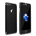 Produktbild OKCS Glamoures Sticker für Apple iPhone 7 Plus Skin Handyfolie Metallic - Batman Black