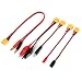 Produktbild LouiseEvel215 XT60 Stecker Eine Buchse auf 2 Stecker Deans Stecker Kabel Adapter Kabel Konverter Multi Ladestecker Kabel für RC Quadcopter