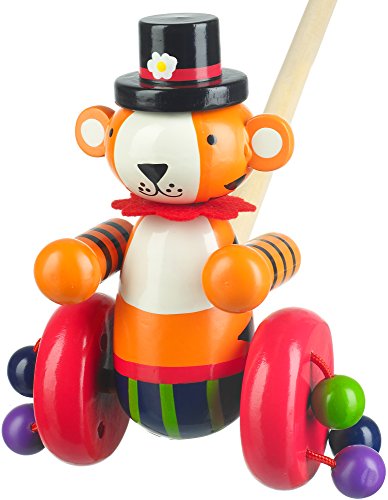 Orange Tree Toys Push Along Wooden Toy - CircusTiger