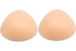 ‎FESVINA FESVINA Silikon Brustformen Falsche Brüste Dreieck konkav brustprothesen Crossdresser Transgender Mastektomie Gefälschte Brüste, A- Cup 400g/Paar