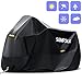 Produktbild Motorrad Abdeckplane Outdoor Roller Moped Abdeckung Winterfest Schwarz Faltgarage Fahrrad Motorradgarage Indoor Motorradabdeckung Wasserdicht Atmungsaktiv Schutzhülle