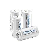 Vida más larga en los dispositivos de alto consumo que las pilas alcalinas normales. La pilas D recargable de Powerowl se carga hasta 1200 veces por una manera económica y responsable de mantener funcionando sus dispositivos alimentados por batería, la energía recargable siempre está disponible