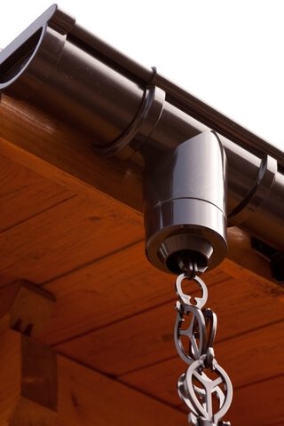 Regenkette Set | braun oder weiß (Braun) - 5