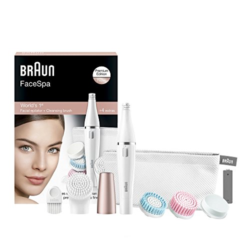 Braun Face Gesichtsepilierer und Gesichtsreinigungsbürste 851, rotgold/weiß - 6