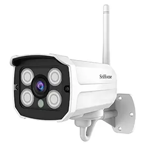 Srihome SH024 Wireless WiFi 3MP Full HD 1296p Waterproof Outdoor IP security Camera CCTV