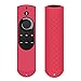 Produktbild Schutzabdeckung Case Schutzhülle Hülle für 5,9'' All-New Fire TV Voice Remote Anti Slip Silikon Shock Proof Abdeckung Fall (2017 Edition) (2. Generation) (Rot)
