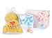 4 Pack Natural Sea Sponge for Baby & Toddler Bath By Contented Infant (TM) - Gentle Hypoallergenic Baby Shower Care Gift Set