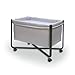 Cambrass Small Bed/Crib (52.5 x 87 x 63 cm, Urban Liso E Grey/Black)