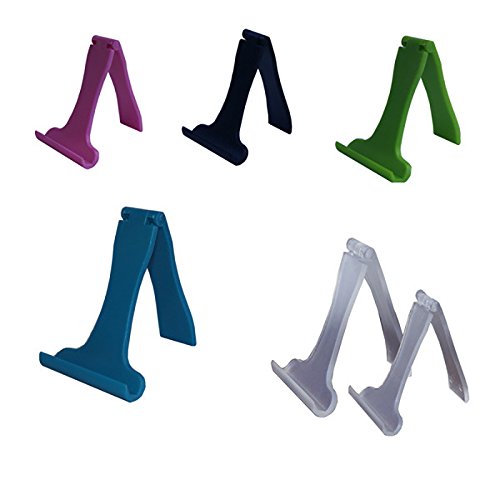 haodou Cellulare Titolare pieghevoli Multi-angolo Desktop Giunto Bar Phone Stand Mount per Tablet iPad iPhone 7Â 7Â Plus 6Â 6S Plus 5s, LG, Sony, HTC, Samsung S8Â S7, Huawei, Nokia, Nexus, colore: nero