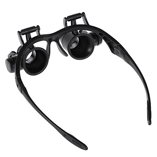 Onerbuy diadema lupa con LED cabeza de la luz Monte lectura lupa visera gafas con 5 lentes desmontables Lense superior reviews Onerbuy diadema lupa con LED cabeza de la luz Monte lectura lupa visera gafas con 5 lentes desmontables Lense superior