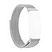 Produktbild Fcostume Uhrenarmband, Milanese Edelstahl Ersatzarmband Armband + HD-Film für Fitbit Inspire/Inspire HR (Silber)