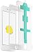 Produktbild XeloTech 3D/4D Fullcover Panzerglas kompatibel mit iPhone 8/7 mit Schablone für perfekte Positionierung - Schützt komplettes Display - Full Cover Vollglas (Weiss)