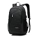Produktbild 15,6 Zoll USB Arbeitsrucksack / Business Rucksack / Laptop Rucksack für Männer und Frauen, schwarz leichte wasserdichte Schulter lässige Tasche für Schule, Arbeit, Reise (USB-6008)