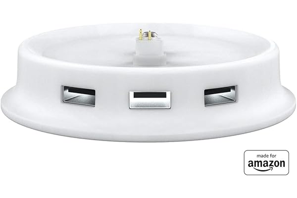 Support de charge USB Made for Amazon pour Amazon Echo (4e génération) | Blanc