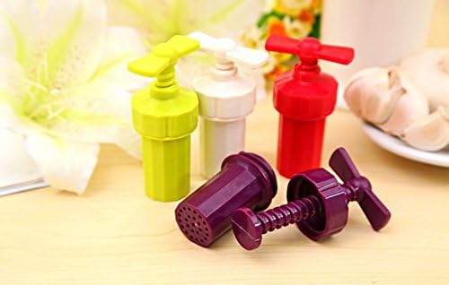 onewiller Garlic press mash set Crusher Garlic presser Cooking Gadget - color random