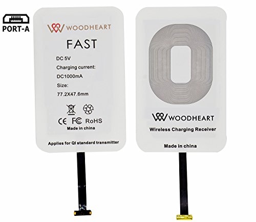 Android Qi Wireless Charging Receiver- M  dulo de carga r  pida de WOODHEART para la galaxia S4   S5   S6   J7 de Samsung  nota 2 3 4 5 6   7and Otro Micro-USB tel  fono elegante androide