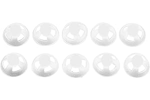 YOSOO HEALTH GEAR Set di Cupole per Apparecchi Acustici, 10 Pezzi per Apparecchi Acustici Cupole Aperte in Morbido Silicone a Strato Singolo, Accessori per la Sostituzione di Tappi per le Orecchie per Apparecchi(9MM)