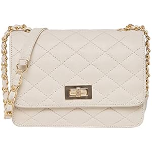 ADISA Women\'s Girls Quilted Cross Body Sling Bag (SL5059-NEW)