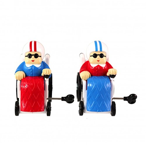 Preisvergleich Produktbild Die Oma im Rollstuhl Aufziehfiguren im 2er Set