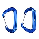 12 KN Karabiner Aluminium Wiregate Karabiner...