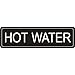 Stalwart K705 Airpot Hot Water Label, Self Adhesive Sticker